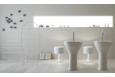 Il lavabo Monolito di Ceramica Globo